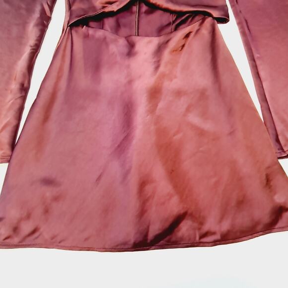 Tularosa Olivia Mini Dress in Wine XXS - Picture 3 of 11